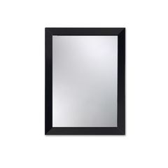 Amirro Uno Antracit Fazetované zrcadlo 80 x 60 cm se lištami v odstínu černá antracit 411-125