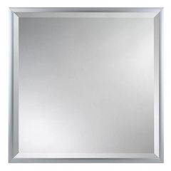Amirro Santos Zrcadlo 69 x 69 cm s fazetou, v hliníkovém rámu 251-219