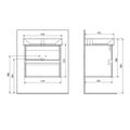 Sapho Nirona Umyvadlová skříňka 57x51,5x43 cm, bílá, NR060-3030 - galerie #5