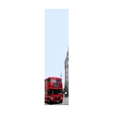 Amirro London Bus Zrcadlo 30 x 125 cm s potiskem autobus v Londýně, 101-462
