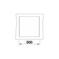 Blanco Dalago 5 F Granitový dřez bez odkap s excentrickým ovládáním 50,5x50cm, antracit, 518530 - galerie #3