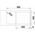 Blanco Livit XL 6 S Nerezový dřez s odkapem oboustranné provedení, 100x50cm, 518519 - galerie #5
