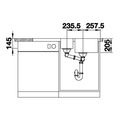 Blanco Lemis 6 S-IF Nerezový dřez s odkapem a vaničkou oboustranné provedení, 100x50cm, 523032 - galerie #3