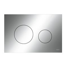 Tece Loop Plastové dvoumnožstevní ovládací tlačítko pro WC lesklý chrom 9240921