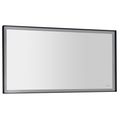 Sapho Sort Zrcadlo 120 x 70 cm s LED podsvícením, černá mat ST120