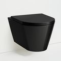 Laufen Kartell WC sedátko odnímatelné, černá lesklá H8913320200001 - galerie #1