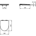 Ideal Standard i.Life A WC sedátko soft-close uni T467601 - galerie #4