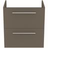 Ideal Standard i.Life A Skříňka pod umyvadlo 60 cm, 2 zásuvky,šedý křemen matný  T5255NG - galerie #1