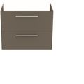 Ideal Standard i.Life A Skříňka pod umyvadlo 80 cm, 2 zásuvky, šedý křemen matný T5256NG - galerie #1