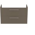 Ideal Standard i.Life A Skříňka pod umyvadlo 100 cm, 2 zásuvky, šedý křemen matný T5257NG - galerie #1