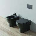 Ideal Standard Tesi WC stojící se sedátkem SoftClose a Aquablade, černá mat T3536V3 - galerie #3