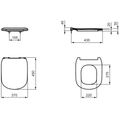 Ideal Standard Tesi WC sedátko se SoftClose, černá mat T3527V3 - galerie #5