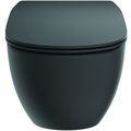 Ideal Standard Tesi WC závěsné se sedátkem SoftClose a AquaBlade, černá mat T3546V3 - galerie #1