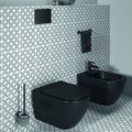 Ideal Standard Tesi WC závěsné se sedátkem SoftClose a AquaBlade, černá mat T3546V3 - galerie #3