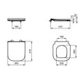 Ideal Standard i.Life S WC sedátko ultra ploché, bílá T532801 - galerie #2