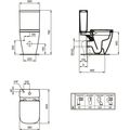 Ideal Standard i.Life S WC nádržka 4.5/3l se spodním napouštěním, bílá T473401 - galerie #3