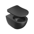 Ravak Chrome Flat WC sedátko, SoftClose, černá X01795 - galerie #1