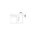 Blanko Lemis XL 6S-IF Compact Nerezový dřez s odkapem oboustranné provedení, 76x48cm, 525110 - galerie #4