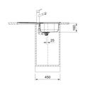 Franke Spark SKN 611-79 Nerezový dřez s odkapem oboustranné provedení, 79x50cm, 101.0612.525 - galerie #3