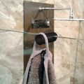 Sapho Závěsný háček na sprchovou zástěnu, černá mat 1301-08B - galerie #1