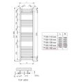 Zehnder Manis M6015RCR Radiátor kombinovaný, 60x150cm, chrom - galerie #3