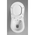Sapho Avva Závěsné WC Rimless s bidetovou sprškou a integrovanou baterií, bílá 100315 - galerie #2