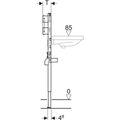 Geberit Duofix Modul pro umyvadlo s podomítkovou baterií, 112–130 cm, 111.493.00.1 - galerie #2