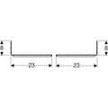 Geberit Duofix Upevnění modulu pro vzdálenost stojin 50-57,5 cm, 2 ks 111.869.00.1 - galerie #2