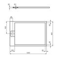 Ideal Standard i.Life Sprchová vanička litá 120 x 80 cm, betonově šedá T5220FS - galerie #4