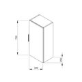 Jika Cube Skříňka střední 35x75 cm, antracit mat H4537111763521 - galerie #1