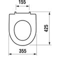 Jika Lyra Plus WC sedátko duroplast pro závěsné WC H8933843000631 - galerie #1
