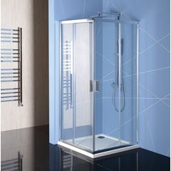 Polysan Easy Line Čtvercový sprchový kout 80 x 80 cm, čiré sklo, EL5215