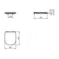 Ideal Standard Tesi WC sedátko slim softclose T352701 - galerie #3