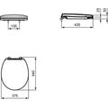 Ideal Standard Contour 21 WC sedátko S407701 - galerie #1