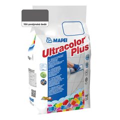 Mapei Ultracolor Plus spárovací hmota, 5 kg, londýnská šedá (CG2WA)