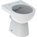 Geberit Selnova WC stojící s hlubokým splachováním, vodorovný vývod, částečně uzavřený tvar, Rimfree, bílá 500.480.01.7