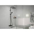 Hansgrohe Vernis Shape Sprchový systém Showerpipe 240 s vanovým termostatem, 2 proudy, matná černá 26900670 - galerie #1