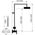 EBS Urban Sprchový systém s termostatickou baterií, chrom - galerie #1