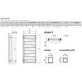 House Level Zet HLZE1090050S905B Radiátor kombinovaný, 50x109,6cm, černá soft - galerie #5