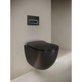 EBS Urban City WC závěsné Rimfree, černé - galerie #1