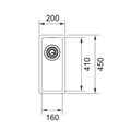 Franke Box BXX 210/110-16 Nerezový dřez bez odkapu, 20x45cm, 127.0371.512 - galerie #1