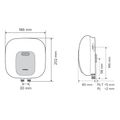 Hakl KPL135 SET Průtokový elektrický ohřívač vody beztlakový s baterií 3,5kW - galerie #1