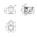 Ideal Standard Tesi WC závěsné Rimless+ T493201 - galerie #6