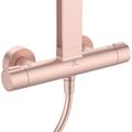 Ideal Standard ALU+ Sprchový systém Ceratherm s nástěnnou termostatickou baterií, rosé BD583RO - galerie #3