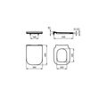 Ideal Standard i.life B WC sedátko Slim softclose, bílá T5003HY - galerie #4