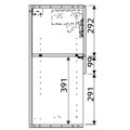 EBS EH60M1DD Skříňka horní výklopná pro mikrovlnnou troubu, 60 cm, dub arlington - galerie #2