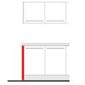 EBS 5261408 Vykrývací bok pro spodní skříňky 59,6x83 cm santuro antracit - galerie #1