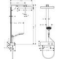 Hansgrohe Rainfinity Sprchový systém s termostatickou baterií ShowerTablet, matná černá 26853670 - galerie #5