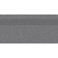 Rako Taurus Granit TCPSE065 schodovka 29,8x59,8 antracitově šedá rekt. ABS