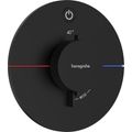 Hansgrohe ShowerSelect Comfort S Podomítková termostatická baterie, matná černá 15553670